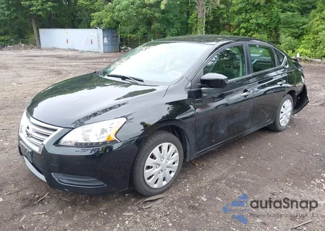 2013 Nissan Sentra Sv из США, поврежденный, VIN 1N4AB7AP3DN902689